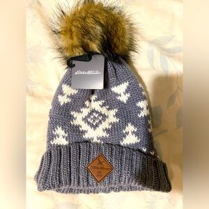 Faux-fur beanie combines functional warmth with just a touch of sass!